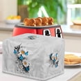 thumbnail image 3 of TSOVTHRID Daisy Butterfly Print 2 Slice Toaster Cover with Drawstring Greasy Protection Kitchen Small Appliance Cover Anti-Sputtering Machine Protector, 3 of 8