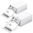 thumbnail image 1 of CHUANK Direct Thermal Labels 4x6 Shipping Labels with Perforation  Pack of 500 4x6 Fanfold Labels for Thermal Printers, 1 of 6