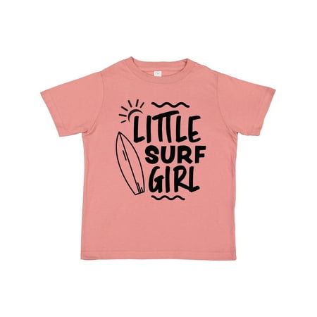 

Inktastic Little Surf Girl with Surfboard Gift Toddler Toddler Girl T-Shirt