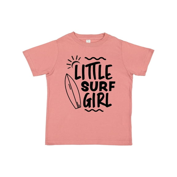 Inktastic Little Surf Girl with Surfboard Girls Toddler T-Shirt
