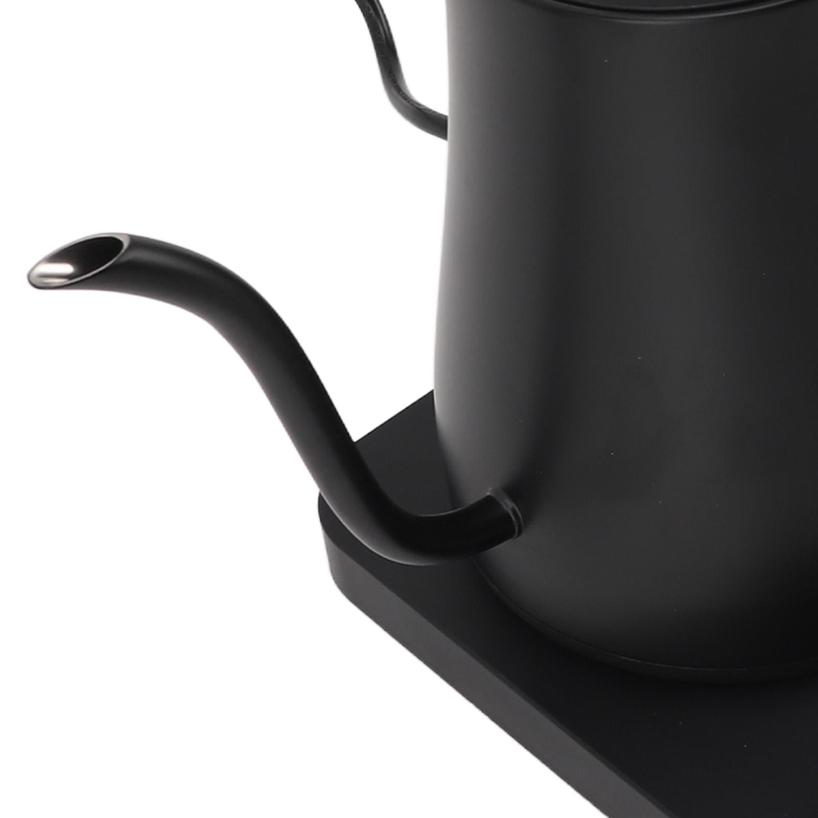 LAZIOEGR 1200W Smart 1L Gooseneck Electric Kettle – Variable Temp Control, 1200W Rapid Heat, High‑Def Display, Anti‑Dry Burn, Food‑Grade Stainless Steel, 110V US Plug