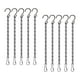 thumbnail image 3 of 10 Piezas Cadena para Macetas Y Comederos de Pájaros Colgador de Jardín Y Ganchos de Repuesto Fabricadas en Material Fuerte Adecuado para Balcones Y, 3 of 8