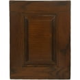 thumbnail image 3 of American Heartland 93360DK 60 in. Oak Open Bookcase with Arched Base, Dark, 3 of 3