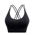 thumbnail image 3 of OSFVNOXV Sports Bras for Women Comfort Fit High Impact Spaghetti Strap Camisole with Built-In-Bras,Quick Drying Gym Training Running Longline Bras Summer, 3 of 8