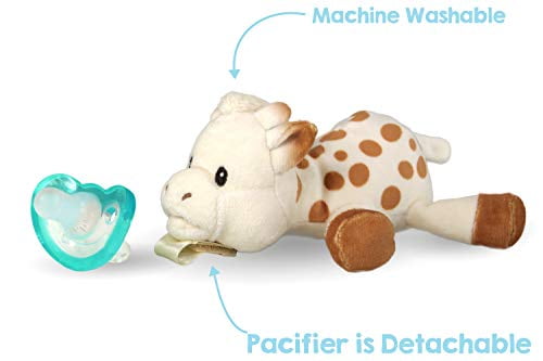 Sophie La Girafe Razbuddy Holder W Removable Jollypop Baby Pacifier 0m Bpa Free Pacifier Made In Usa Sophie The Giraffe Razbaby Vulli Walmart Com