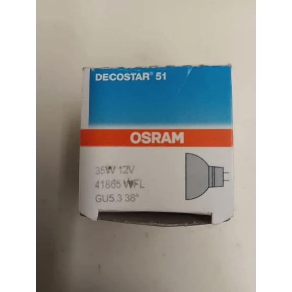 OLIVE- 2X Osram 44865 Wfl 12V35W 36° Halogen Bulb Gu5.3 Decostar 51S Mr16 Lamp 51Mm