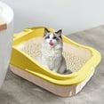 thumbnail image 6 of Elainilye Semi-Enclosed Cat Litter Box with Tray Odor Proof Large Size for Cats Anti-Scatter Toilet Pan, 6 of 6