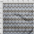 thumbnail image 2 of oneOone Georgette Viscose Fabric Swirl Ikat Printed Craft Fabric BTY 42 Inch Wide, 2 of 4