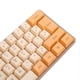 thumbnail image 3 of 61 Keys USB Gaming Keyboard, Color Contrast, RGB Light, Key Row Separation, Wired Mechanical Keyboard for Office Gaming, Orange and Beige, 3 of 4