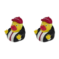 thumbnail image 1 of Novedad Trump Pato Goma Baño para Bebé Patitos (sombrero OK) Rojo, 1 of 4