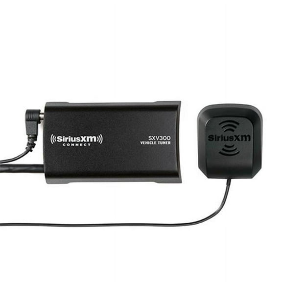 7" Black Solid Contemporary SiriusXM Satellite Tuner