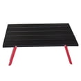 thumbnail image 2 of Wosthever de playa de aleación de 10 kg, escritorio antioxidante plegable reutilizable extraíble para jardín, senderismo, viajes, muebles de Mostrada negro rojo, 2 of 6