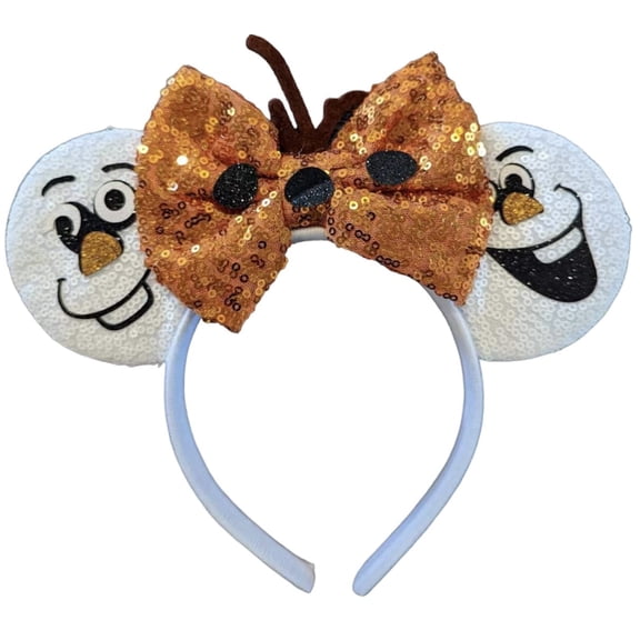 Frozen Inspired Minnie Ears Headband, Minnie Ears, Frozen Mickey Ears, Frozen Minnie Ears