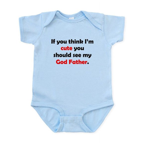 CafePress - Cute God Father Body Suit - Baby Light Bodysuit, Size Newborn - 24 Months