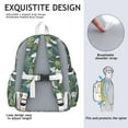 thumbnail image 5 of Cute Dinosaur Pattern Backpack for School,Cute School Bag,Schoolbag with Adjustable Shoulder Straps & Padded Back,13.4"x11"x4.7", 5 of 6