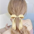 thumbnail image 3 of Hair Tie Double Layer Ribbon Bow Hair Band Ponytail Holder Hair Accessory for Girls, 3 of 10