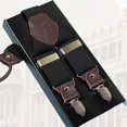 thumbnail image 3 of Bangcool Man Suspender Fashion Elastic Heavy Duty Y-Back Suspender Adjustable Suspender, 3 of 10