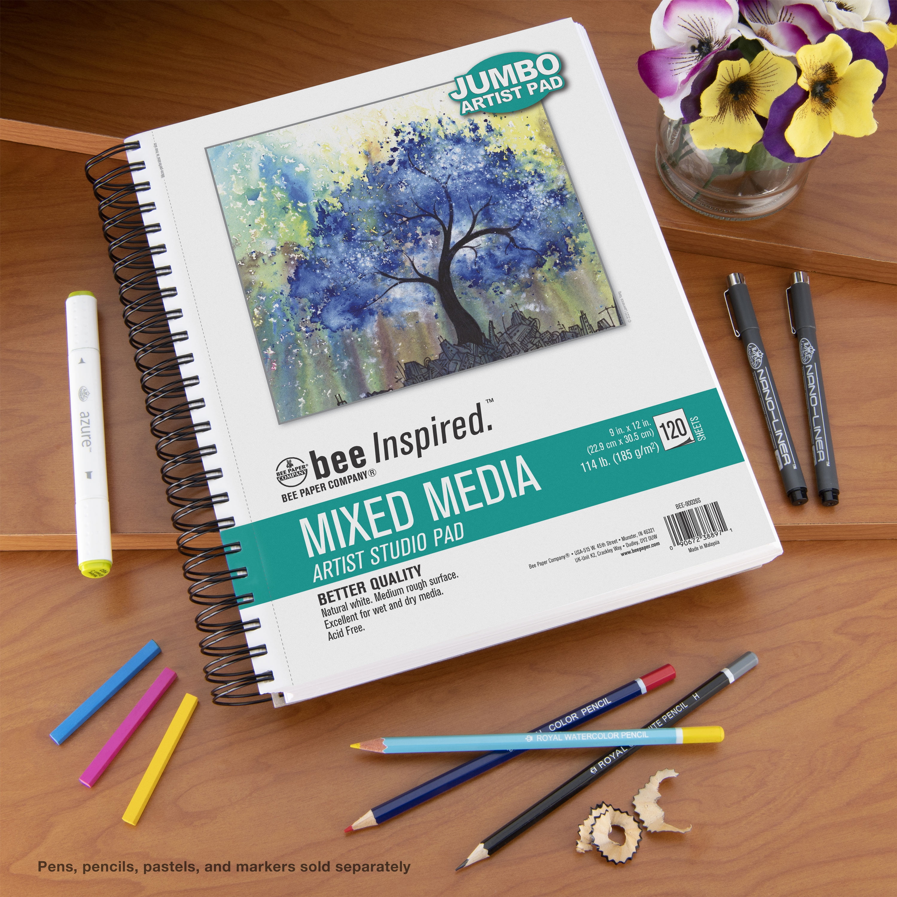 Mixed Media Sketchbook - Bee Paper Company – Mona Lisa Artists' Materials