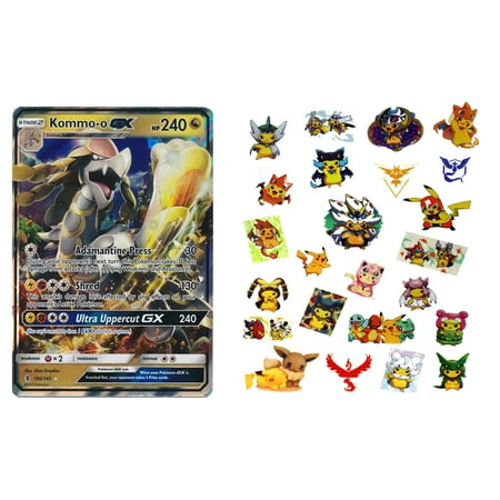 Pokemon Sun Moon Guardians Rising Kommo O Gx 100 145 Ultra Rare