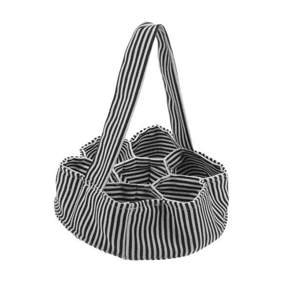 SLYNSHome Egg Bags Egg Basket Egg Gathering Bags with Handle for Farmhouse Chicken Hen Duck Goose Housewife Garden Transporting Storage