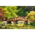 thumbnail image 2 of Murdock, Ramona 14x11 Black Ornate Wood Framed with Double Matting Museum Art Print Titled - Serenity Bridge II, 2 of 4