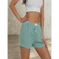 thumbnail image 5 of Boxer Shorts for Women Trendy Summer Low Rise Lounge Shorts Pajama Shorts Preppy Clothes, 5 of 6