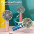 thumbnail image 2 of Mini Cartoon Animal Fan Portable Silent Rechargeable Handheld Cooling Desk Fan for Office and Daily Use, 2 of 5
