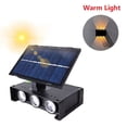 thumbnail image 1 of Lámpara de Pared Solar LED para Exteriores, Resistente A la Lluvia, Al Agua, para Jardín, Patio, Lámpara de Control de Luz Inteligente, Luz Solar Ajustable B, 1 of 5