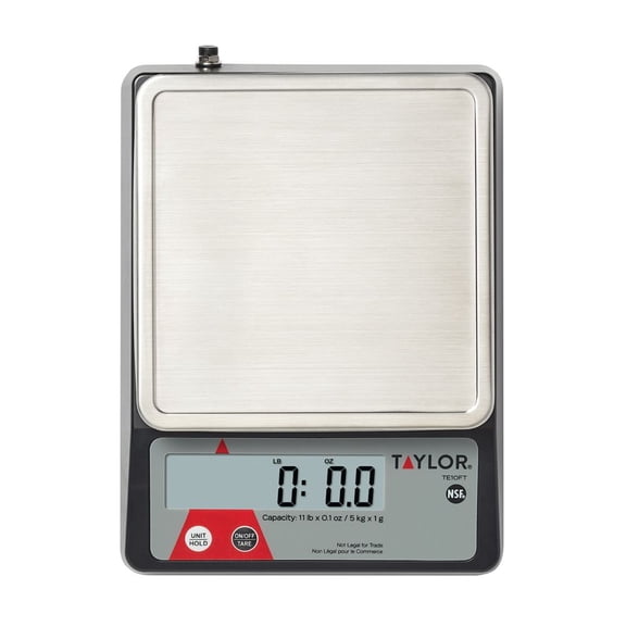 Taylor TE10FT Food Service 11-Pound Stainless Steel Digital Scale