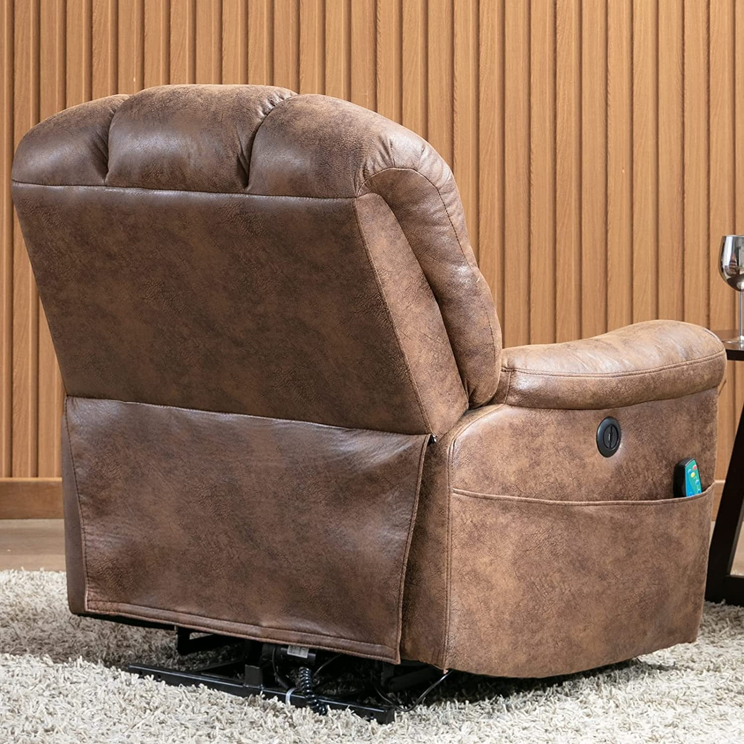 CANMOV Large Power Lift Recliner Chairs With Massage And Heat For