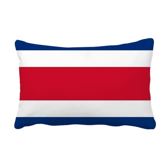 Costa Rica National Flag North America Country Throw Pillow Lumbar Insert Cushion Cover Home Decoration