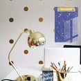 thumbnail image 6 of Farfi Clipboard Glitter Glossy Surface Smooth Writing Rounded Corners Strong Clamping Force Supporting High Toughness Bending-resistant Backing Plate Office Supplies (Blue), 6 of 13