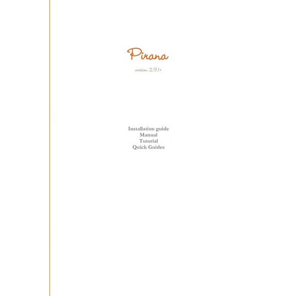 Pirana manual, (Paperback)