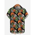 thumbnail image 4 of Summer Hawaiian Men's Shirts Mayan Culture Short Casual Sleeve Printed Clothing Large Extra Social Top Newcomer Sale Floral, 4 of 6