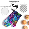 thumbnail image 3 of Naloa Neon Free Play Oven Mitts and Pot Holders 4 pcs Set, Cooking Baking Grilling Kitchen Oven Glove for Cooking, 3 of 6
