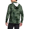 thumbnail image 4 of Hoodies for Men UPF 50+ Sun Protection Hoodie Long Sleeve Camouflage Fishing Hiking Shirt with Face Mask 2XL, 4 of 7