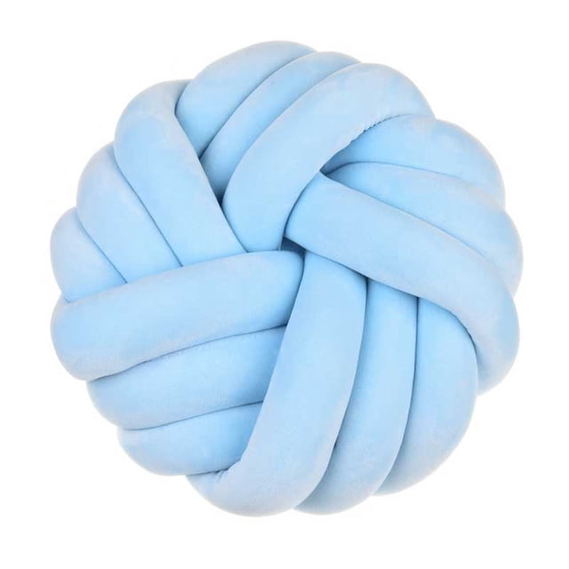 Style Handmade Knotted Cushion Decorative Sofa Pillow Living Room Round Knot Ball Floor Cushion heqiyong LED