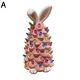 thumbnail image 6 of SharkTRUE Lighted Easter Bunny Tree, Ceramic Figurines Decor, Light Up Ceramic Pre-Lit Tree, with Colorful Lamp B Rabbit, 6 of 9