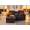 Gray, variant on Avery Reversible Modular 6-Piece Corner Sectional Couch with Ottoman - Charcoal Microfiber Upholstery with USB Charging Ports & Cup Holders, Modern L-Shaped Living Room Set