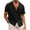 Black, variant on HAOMEILI Men's Hawaiian Shirt Short Sleeve Floral Button Down Shirts Tropical Holiday Beach Shirts