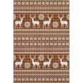 thumbnail image 2 of Addison Rugs Mayfield Premium Machine Washable Transitional Holiday Fern Rectangle Rug, 9' x 12', 2 of 7