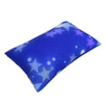 thumbnail image 3 of YFYANG Super Soft Rectangular Plush Cushion Cover (Without Pillow Insert), Blue Dream Stars Comfort and Non-Pilling Hidden Zip Bedroom Sofa Pillowcases, 20"x30", 3 of 9