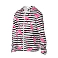 thumbnail image 2 of Sigee Flamingos Print UPF50+ Men's Sun Protection Hoodie Shirt SPF UV Shirt Long Sleeve Fishing Outdoor Lightweight, S-3XL, 2 of 9
