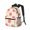 thumbnail image 6 of Wukai Orange Peach Versatile Backpack:Spacious,Organized,Comfortable,Ideal for Travel and Everyday Use with Multiple Pockets and Padded Straps, 6 of 8