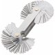 thumbnail image 1 of Medidor de tornillo métrico, imperial y estadounidense SAE Whitworth de 55 grados y medidor de paso de rosca métrico de 60 grados y estadounidense de 60 grados para medición industrial, 1 of 5