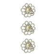 thumbnail image 1 of Minnieouse Bufanda Anillo Bufandas elegantes Hebilla con diamantes de imitación Abrazadera para envolver estilo Heronsbill Regalos para mujeres Type1 NO1, 1 of 6