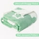 thumbnail image 5 of Manta de bebé TCOYIWL reversible con forma de estrella Jacquard 84 x 109 cm, color verde, 5 of 8