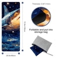 thumbnail image 4 of Shark Yoga Mat Towel with Storage Bag - 72.8"x26.8" - Suitable for Hot Yoga, Pilates, Fitness - Yoga Blankets Included, 4 of 6