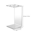 thumbnail image 4 of Professional Hair Scissor Comb Holder Salon Scissor Shear Rack Hairdressing Combs Organizer Acrylic Transparent, 4 of 4