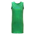 thumbnail image 4 of EnJoCho Girls Sequins Dress Sleeveless Crewneck High Waist A Lined Holiday Wedding Prom Dance Dresses 3 to 13Y, 4 of 4